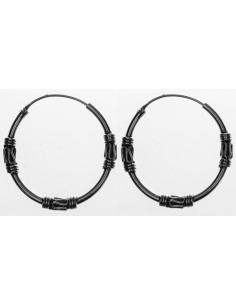 Aro Bali de plata . Diámetro de 1,5x35mm