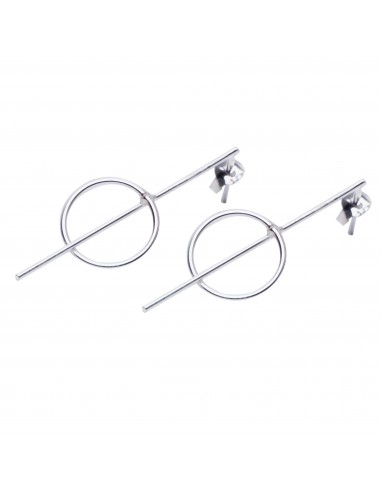 Pendiente de plata .