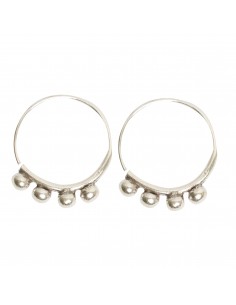 Pendiente Karen de plata.