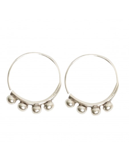 Pendiente Karen de plata.