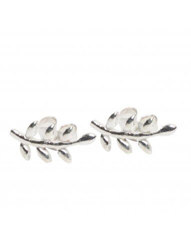Pendiente "Hoja" de plata.