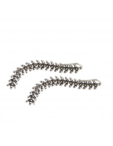 Pendiente trepador de plata.