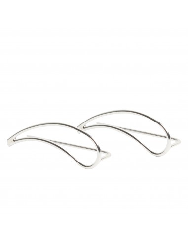 Pendiente trepador de plata .