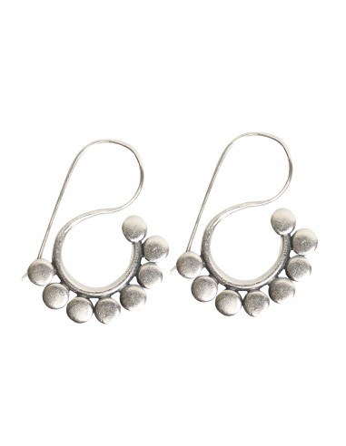 Pendiente Karen de plata .