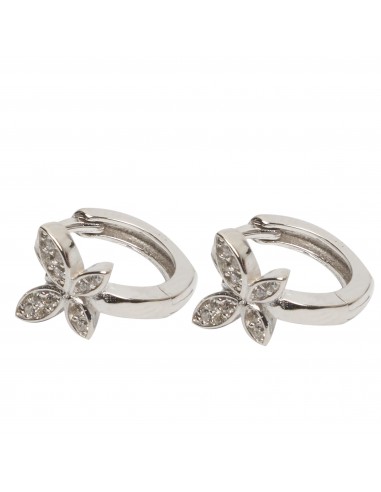 Criolla "Mariposa" de plata rodiada con...