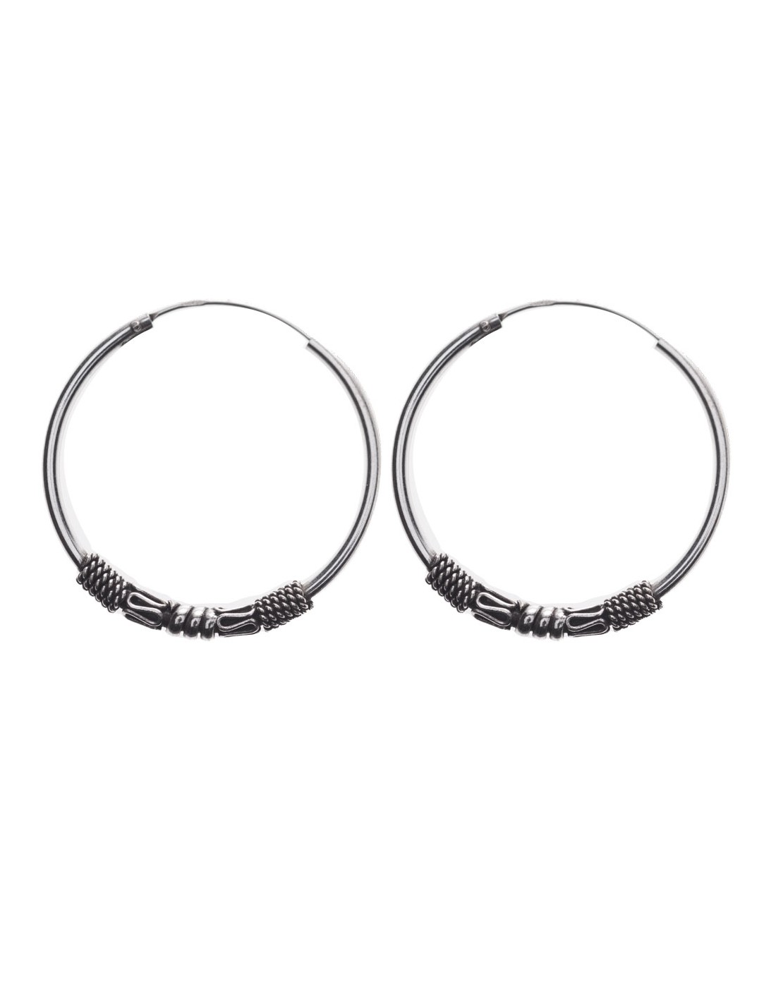 Aro Bali De Plata Di metro De 2x20mm 