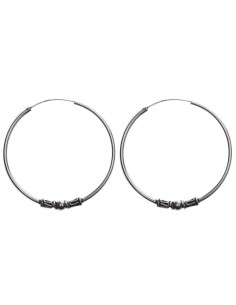 Aro Bali de Plata . Diámetro de 1,5x25mm. 2