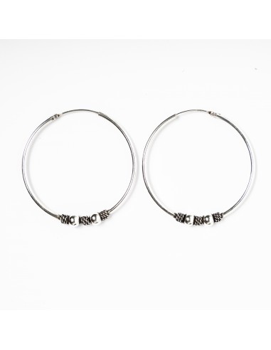 Aro Bali de Plata . Diametro de 1,5x25mm.