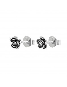 Pendiente "Rosa" de Plata .