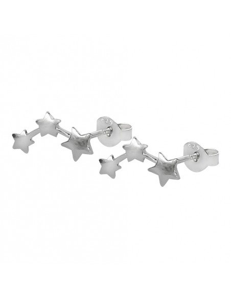 Pendiente Estrellas de Plata .
