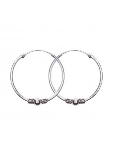 Aro Bali de Plata .Diámetro de 1,5x16mm. 2