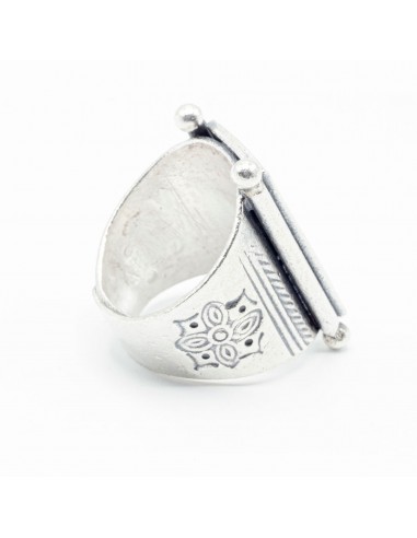 Anillo "Tuareg"" étnico de Plata.