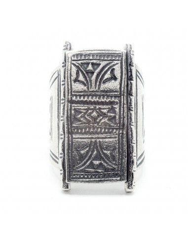 Anillo étnico  "Tuareg" de Plata