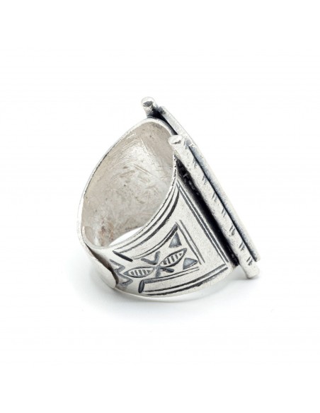 Anillo étnico  "Tuareg" de Plata