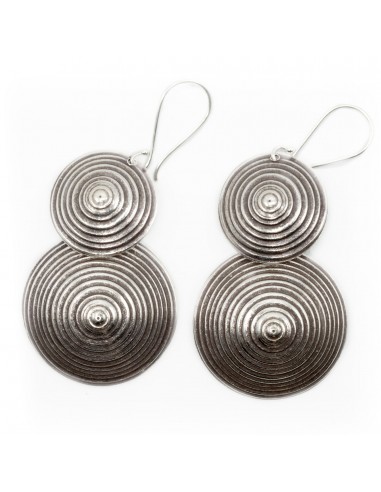 Pendiente étnico de Plata.