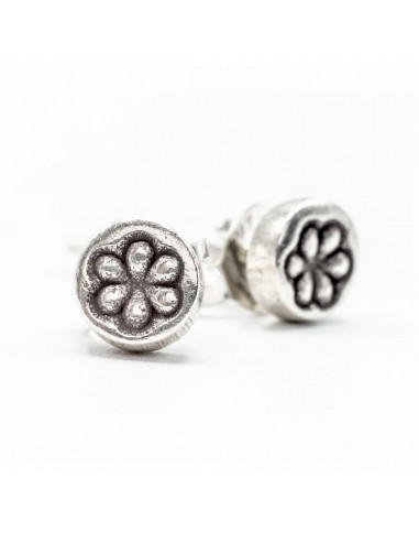 Pendiente étnico de Plata .