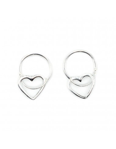 Aro de Plata con Corazón calado