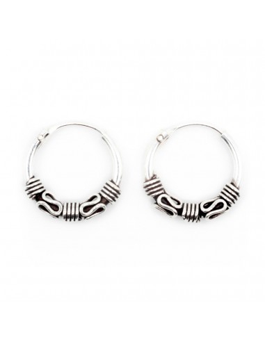 Aro Bali de Plata. Diámetro de 1,5x14mm.