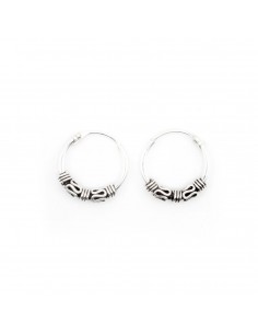 Aro Bali de Plata . Diámetro de 1,5x12mm. 2