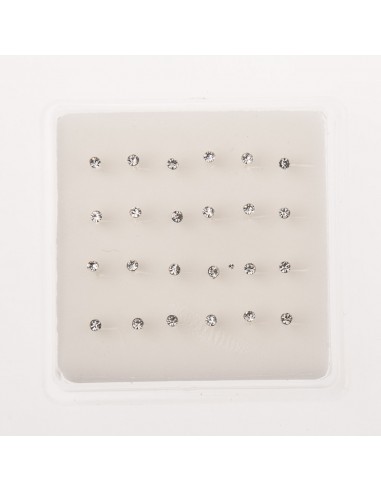 Pendiente de nariz de Plata con Zirconita de...