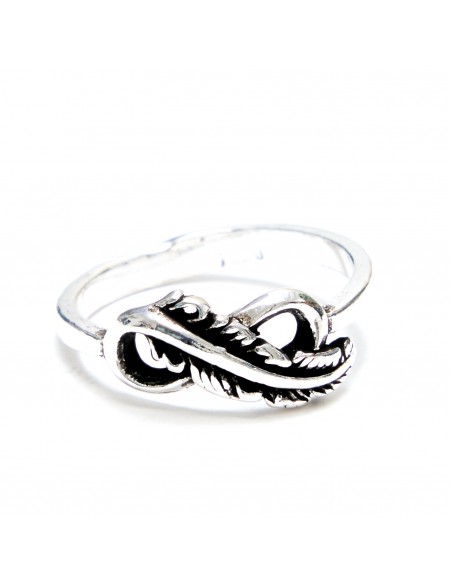 Anillo "Pluma infinita"