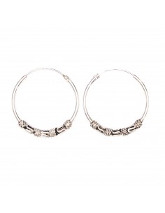 Aro Bali de Plata. Diámetro de 1,5x12mm.
