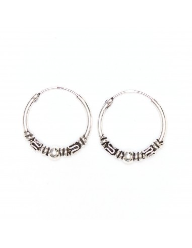 Aro Bali de Plata. Diámetro de 1,2x14 mm.