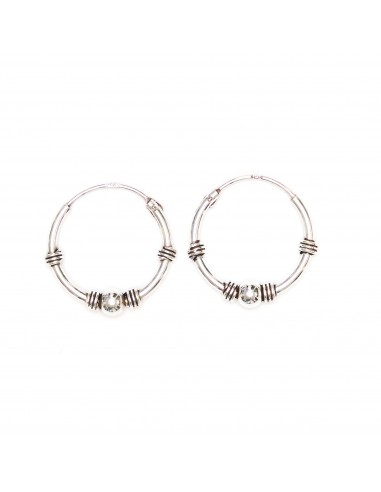 Aro Bali de Plata . Diámetro de 1,5x12mm.