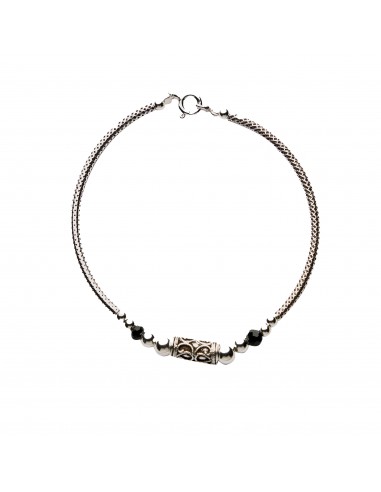 Pulsera de Plata y Onix.