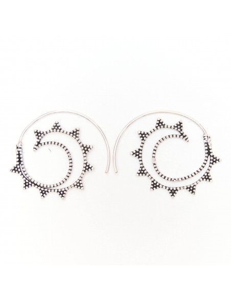 Pendiente espiral de Plata.