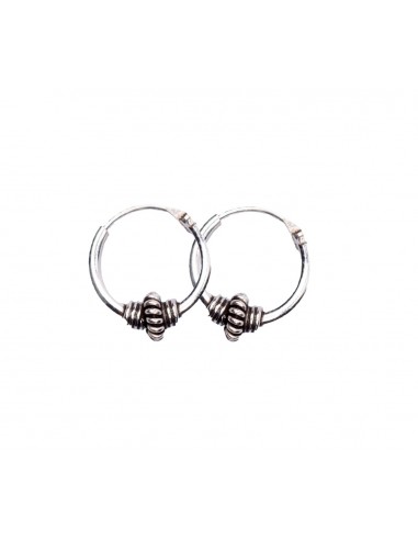 Aro Bali de Plata .Diámetro de 1,2x10mm.