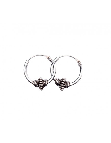 Aro Bali de Plata .Diámetro de 1,2x10mm.