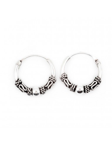 Aro Bali de Plata .Diámetro de 1,2x10mm.