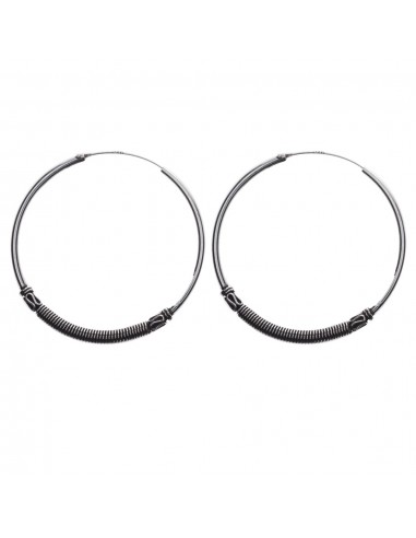 Aro Bali de Plata .Diámetro de 1,5x30mm.