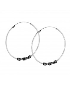 Aro Bali de Plata .Diámetro de 1,5x60mm.