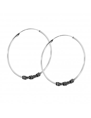 Aro Bali de Plata .Diámetro de 1,5x60mm.