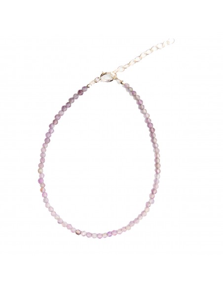 Pulsera de Amatista y Plata.