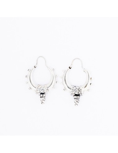 Aros de plata macizos