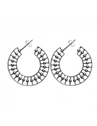 Criollas caladas de plata lisa.