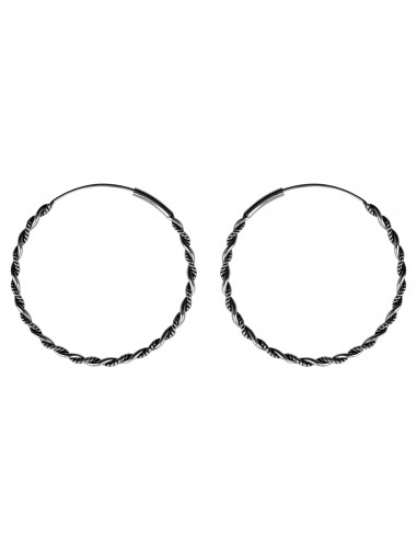 Aro Bali de Plata . Diámetro de 1,5x50mm.