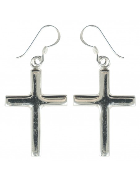 Pendiente "Cruz" de Plata.