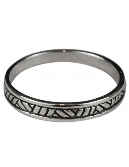 Anillo alianza de Plata.