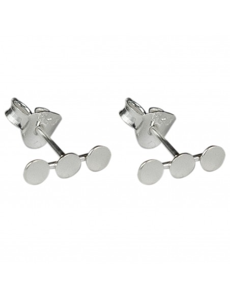 Pendiente de 3 círculos de Plata.