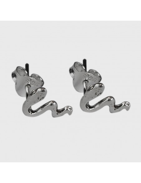 Pendiente de Serpiente de Plata.