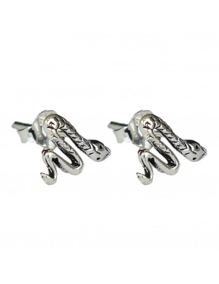 Pendiente de Serpiente de Plata.