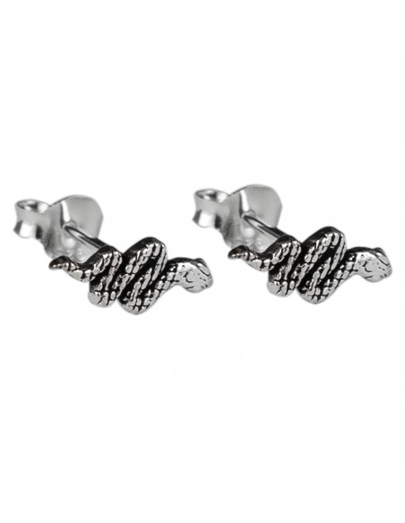 Pendiente Mini de Serpiente de Plata