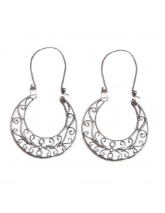 Pendiente filigrana de Plata .