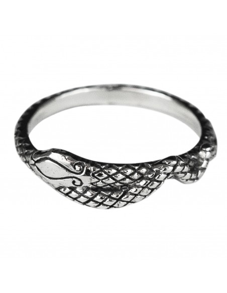 Anillo Serpiente de Plata . Tamaño hombre.