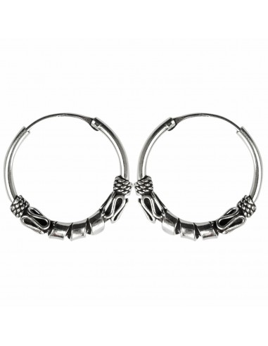 Aro Bali de Plata . Diámetro de 1,5x18mm.