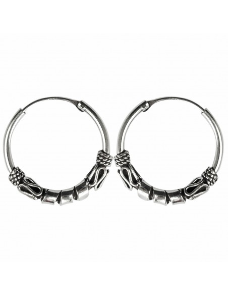 Aro Bali de Plata . Diámetro de 1,5x18mm.